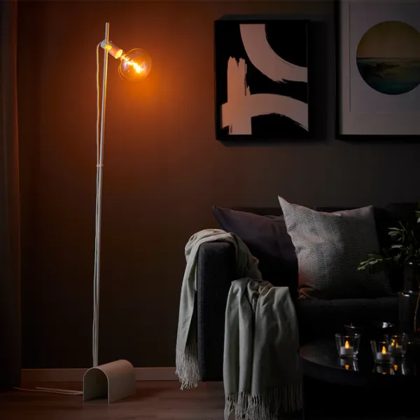 Lampadar Ikea HÅRSLINGA / MOLNART  White / E27 photo 3 Lampadar Ikea HÅRSLINGA / MOLNART  White / E27 photo 3