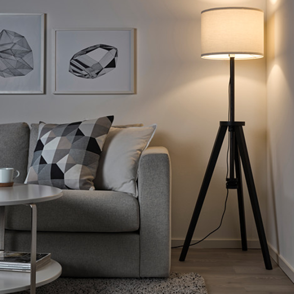 Lampadar Ikea Lauters  White / E27 photo 3