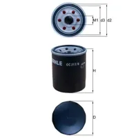 Filtru de ulei Mahle OC 217/6 MHL-OC 217/6 photo 2