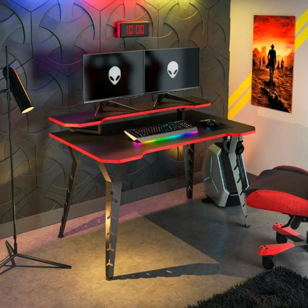Masă de birou Magnus Tuyan Gamer PAL/ Black photo 5 Masă de birou Magnus Tuyan Gamer PAL/ Black photo 5
