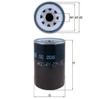 Filtru de ulei Mahle OC 206 MHL-OC 206 photo 2
