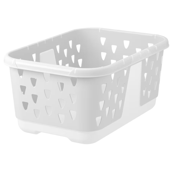 Корзина для белья Ikea Blaska 36л / Пластик / Белый  photo 1
