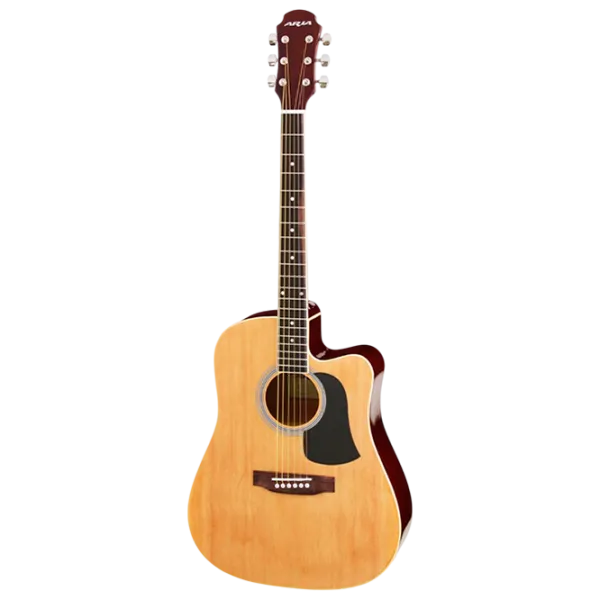 Chitară electro-acustică Aria AWN-15CE N 4/4, Dreadnought, Natural photo 1