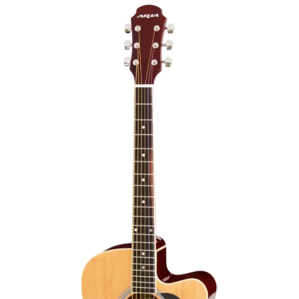 Chitară electro-acustică Aria AWN-15CE N 4/4, Dreadnought, Natural photo 4