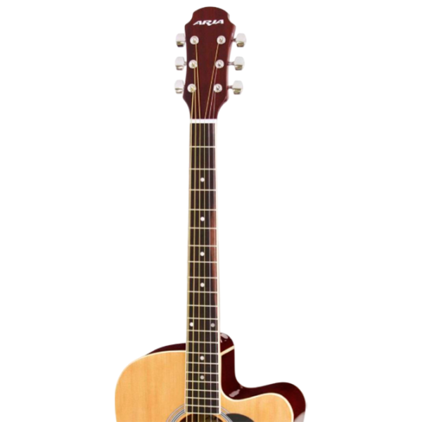 Chitară electro-acustică Aria AWN-15CE N 4/4, Dreadnought, Natural photo 4