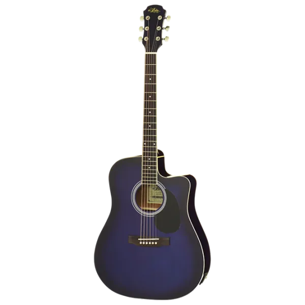 Chitară electro-acustică Aria AWN-15CE BLS 4/4, Dreadnought, Blue photo 1