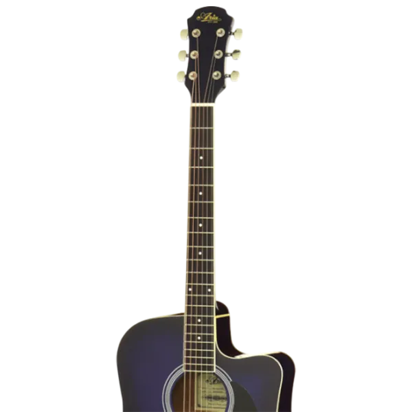 Chitară electro-acustică Aria AWN-15CE BLS 4/4, Dreadnought, Blue photo 4