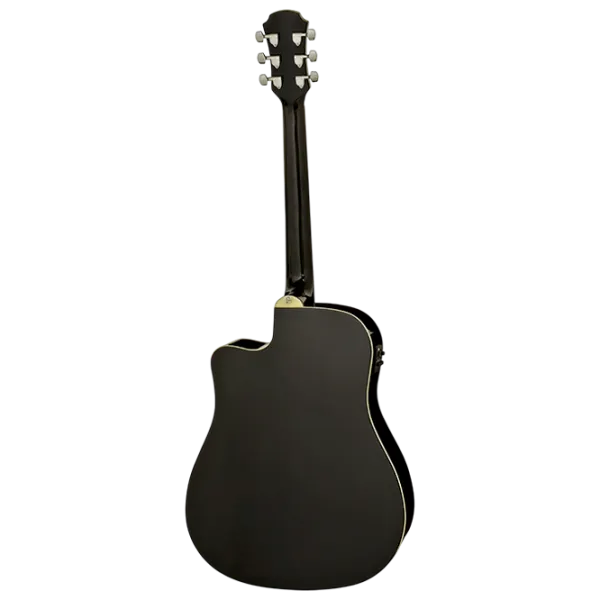 Chitară electro-acustică Aria AWN-15CE BK 4/4, Dreadnought, Black photo 2