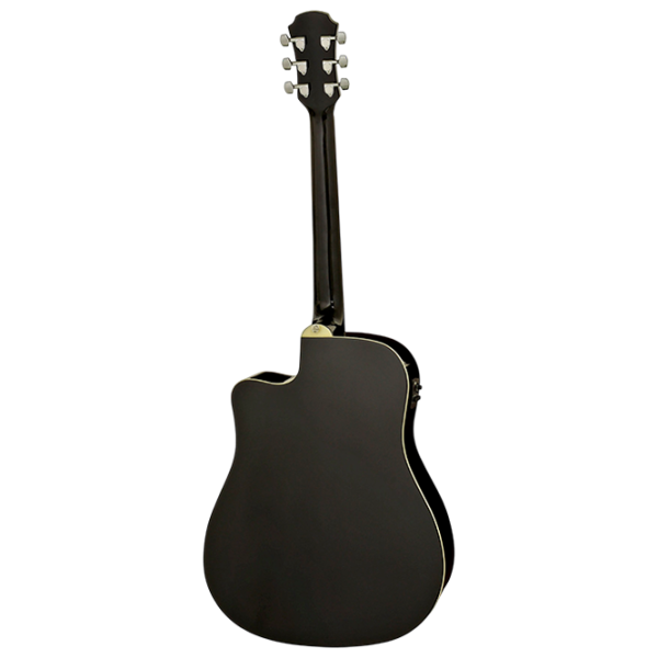 Chitară electro-acustică Aria AWN-15CE BK 4/4, Dreadnought, Black photo 2