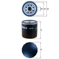 Filtru de ulei Mahle OC 978 MHL-OC 978 photo 2