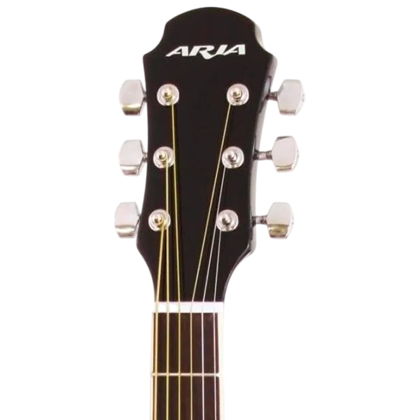 Chitară acustică Aria AWN-15 BK 4/4, Dreadnought, Black photo 4