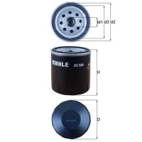 Filtru de ulei Mahle OC 988 MHL-OC 988 photo 2