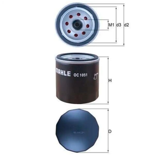 Масляный фильтр Mahle OC 1051 OC 1051 photo 2