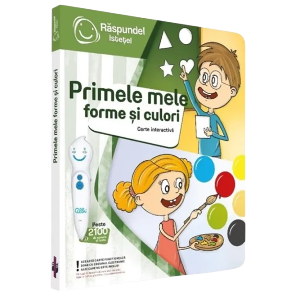 Развивающий набор Raspundel Istetel My first shapes and colors 3+/ Обучающая книга photo 1