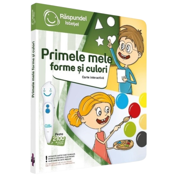 Развивающий набор Raspundel Istetel My first shapes and colors 3+/ Обучающая книга photo 1