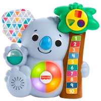 Музыкальная игрушка Fisher Price Linkimals Koala GRG60 от 9 месяцев / Разноцветный Серый