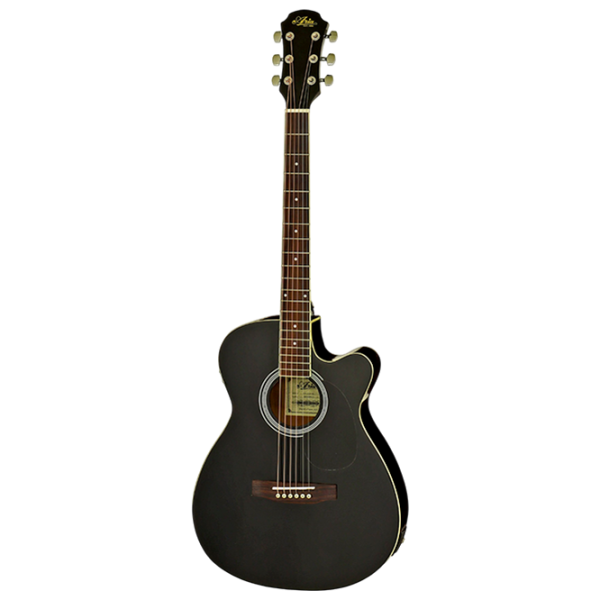 Chitară electro-acustică Aria AFN-15CE BK 4/4, Dreadnought, Black photo 1