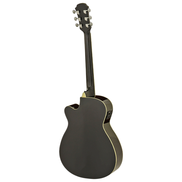Chitară electro-acustică Aria AFN-15CE BK 4/4, Dreadnought, Black photo 2