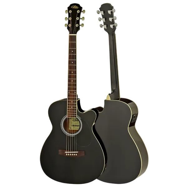 Chitară electro-acustică Aria AFN-15CE BK 4/4, Dreadnought, Black photo 3