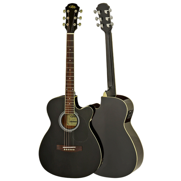 Chitară electro-acustică Aria AFN-15CE BK 4/4, Dreadnought, Black photo 3