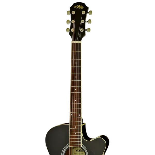 Chitară electro-acustică Aria AFN-15CE BK 4/4, Dreadnought, Black photo 4