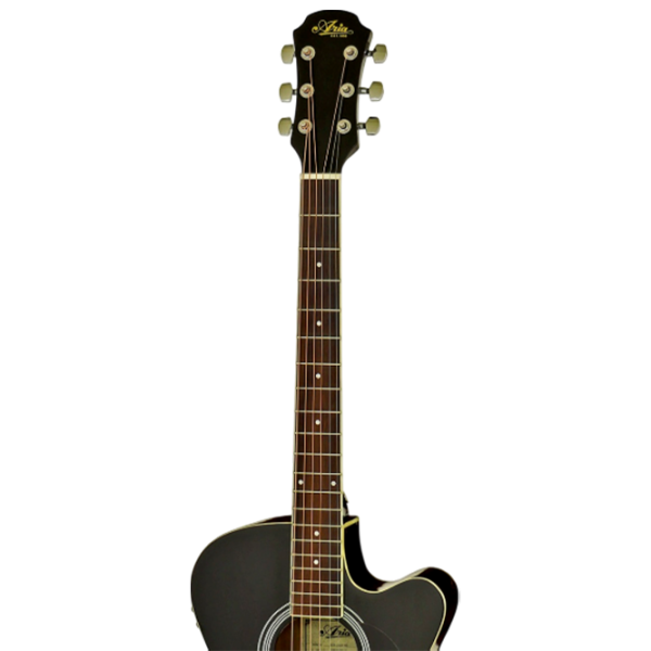 Chitară electro-acustică Aria AFN-15CE BK 4/4, Dreadnought, Black photo 4
