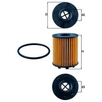 Filtru de ulei Mahle OX 371D MHL-OX 371D photo 3
