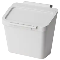 Мусорное ведро Ikea Skolast  / Пластик / Светло Серый