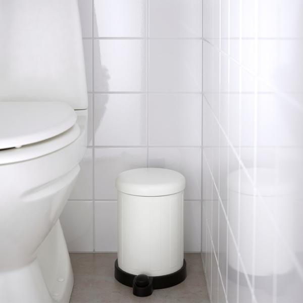 Coș de gunoi Ikea Toftan 4l / Oțel / White photo 2