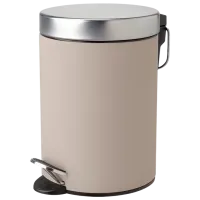 Мусорное ведро Ikea Ekoln 3л / Сталь / Бежевый
