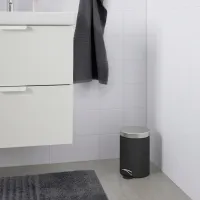 Мусорное ведро Ikea Ekoln 3л / Сталь / Тёмно-серый photo 2