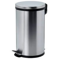 Мусорное ведро Ikea Snorpa 5л / Нержавеющая сталь / Серебряный