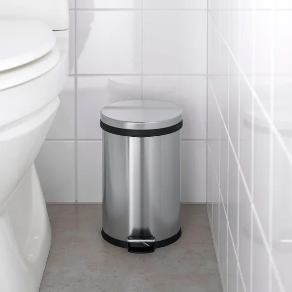 Coș de gunoi Ikea Snorpa 5l / Inox / Silver photo 4 Coș de gunoi Ikea Snorpa 5l / Inox / Silver photo 4