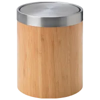 Мусорное ведро Ikea Trasket 3л / Нержавеющая сталь / Бежевый