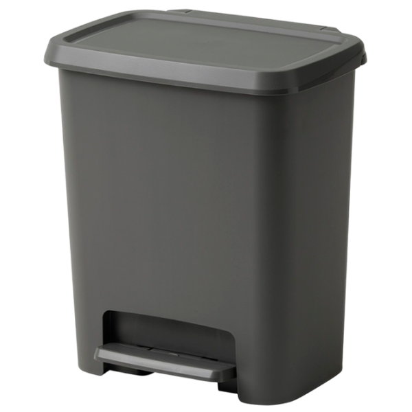 Coș de gunoi Ikea Knockla 25l / Plastic / Dark Gray photo 1