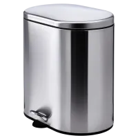 Мусорное ведро Ikea Stabben 20л / Нержавеющая сталь / Серебряный