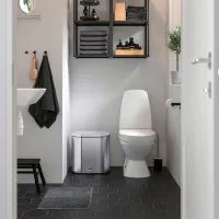 Мусорное ведро Ikea Stabben 20л / Нержавеющая сталь / Серебряный photo 4