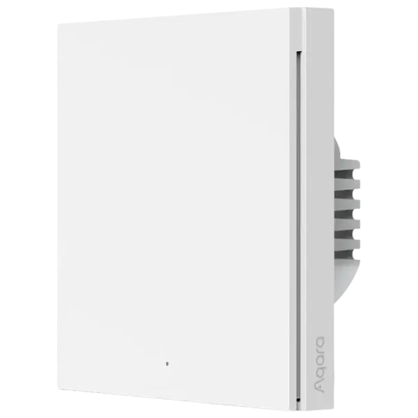 Intrerupator inteligent Aqara Smart Wall Switch H1 (fara Nul, Single rocker)  White photo 1