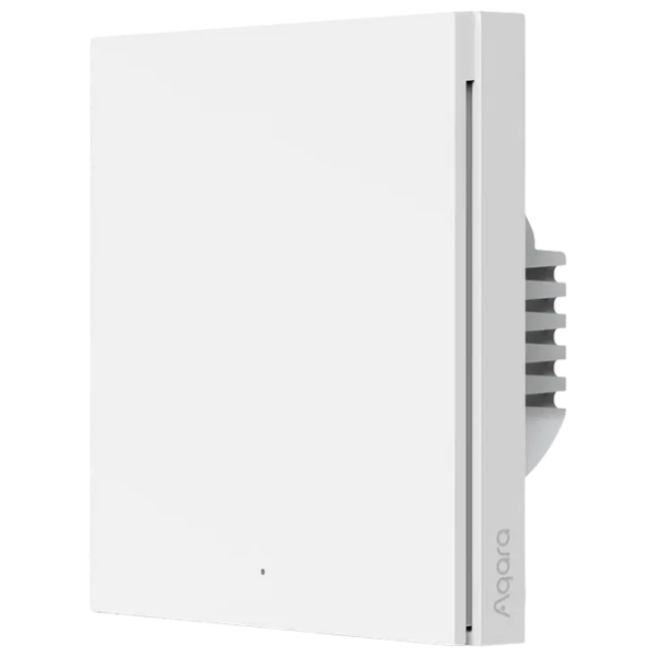 Intrerupator inteligent Aqara Smart Wall Switch H1 (fara Nul, Single rocker)  White photo 1
