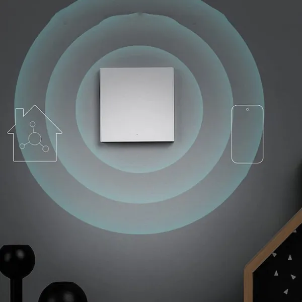 Intrerupator inteligent Aqara Smart Wall Switch H1 (fara Nul, Single rocker)  White photo 6