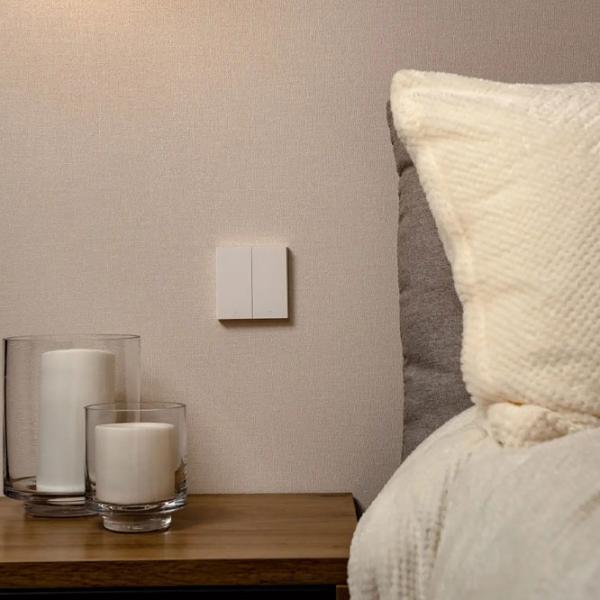Intrerupator inteligent Aqara Smart Wall Switch H1 (fara Nul, Double rocker) White photo 3