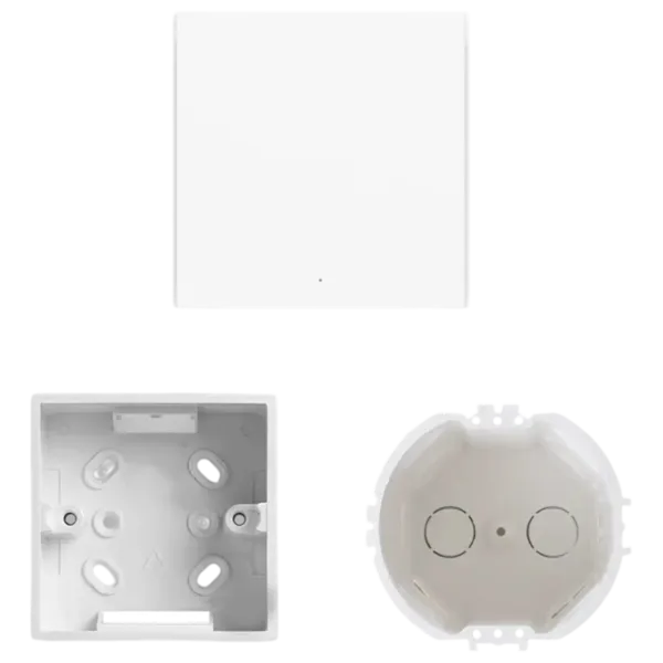 Intrerupator inteligent Aqara Smart Wall Switch H1 (fara Nul, Double rocker) White photo 4