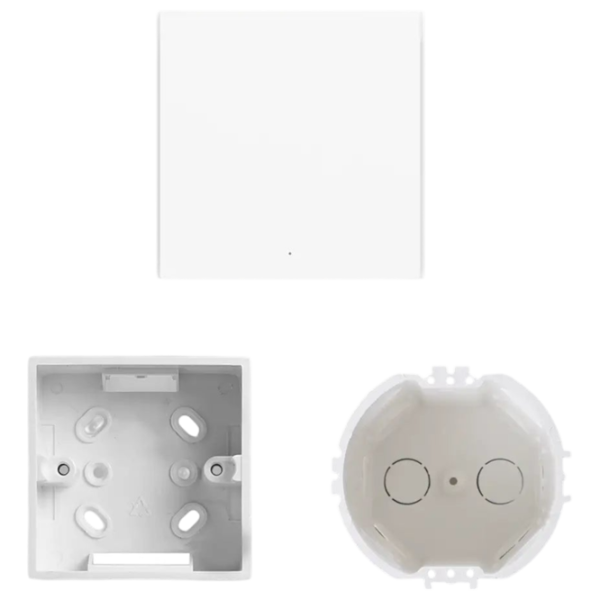 Intrerupator inteligent Aqara Smart Wall Switch H1 (fara Nul, Double rocker) White photo 4