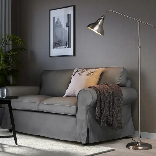 Lampadar Ikea Ankarspel  Silver / E27 photo 3