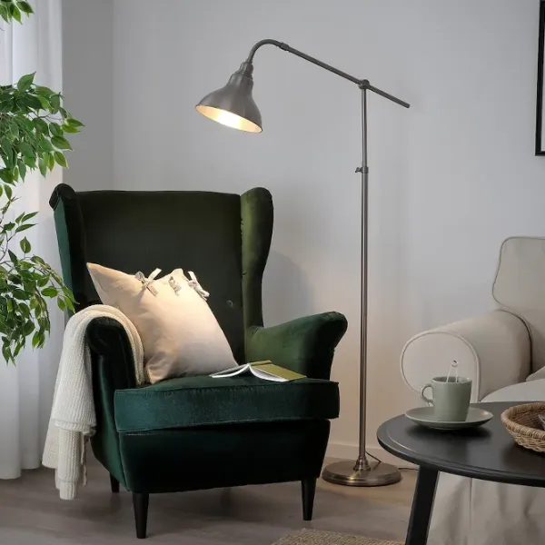 Lampadar Ikea Ankarspel  Silver / E27 photo 5