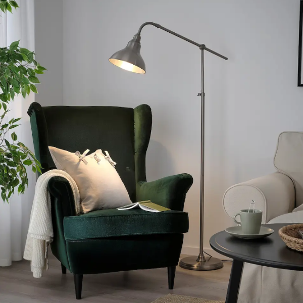 Lampadar Ikea Ankarspel  Silver / E27 photo 5