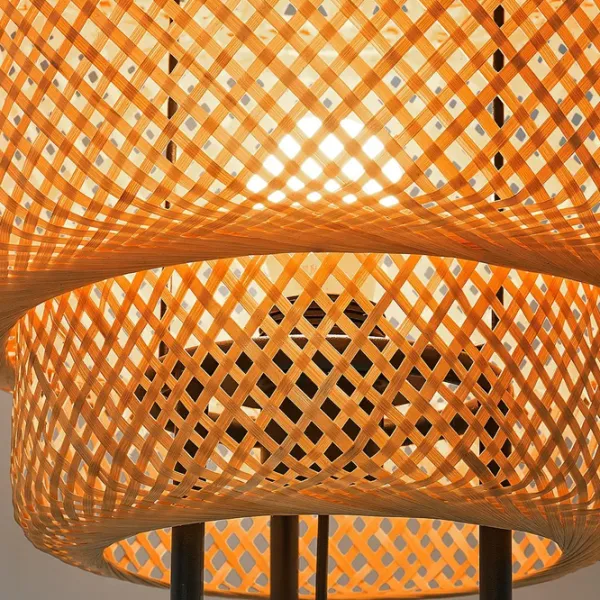 Lampadar Ikea Sinnerlig Lemn natural / E27 photo 5