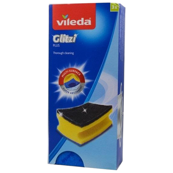 Губка Vileda Glitzi Crystal Количество в наборе - 3 photo 1