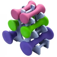 Набор гантелей 4Play 251840  10 кг / Количество в наборе - 6