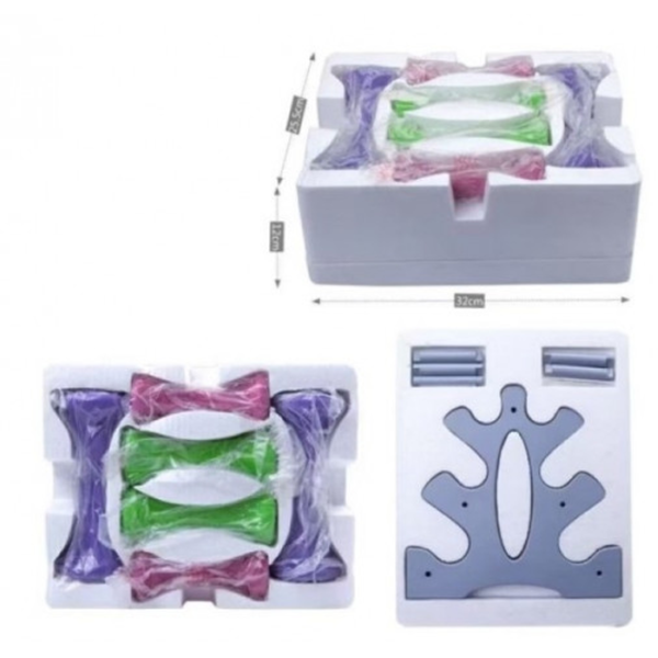 Set gantere 4Play 251840  10 kg / Cantitatea în set - 6 photo 2